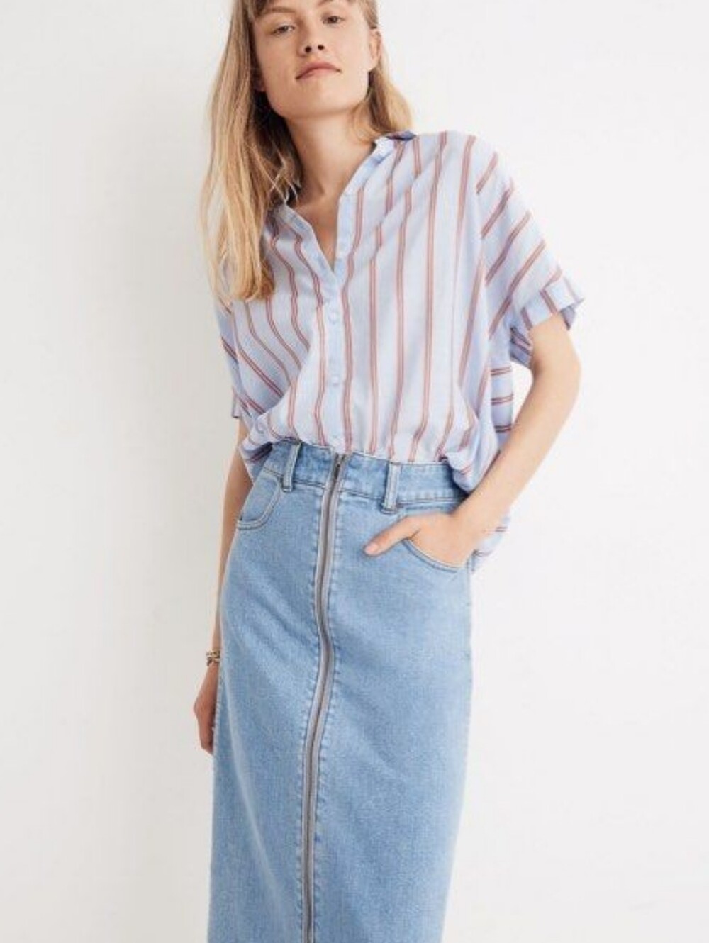 Madewell Central Cotton Button Down Shirt